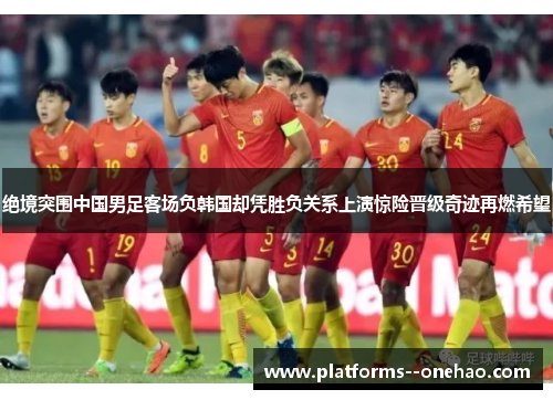 绝境突围中国男足客场负韩国却凭胜负关系上演惊险晋级奇迹再燃希望 绝境突围中国男足客场负韩国却凭胜负关系上演惊险晋级奇迹再燃希望